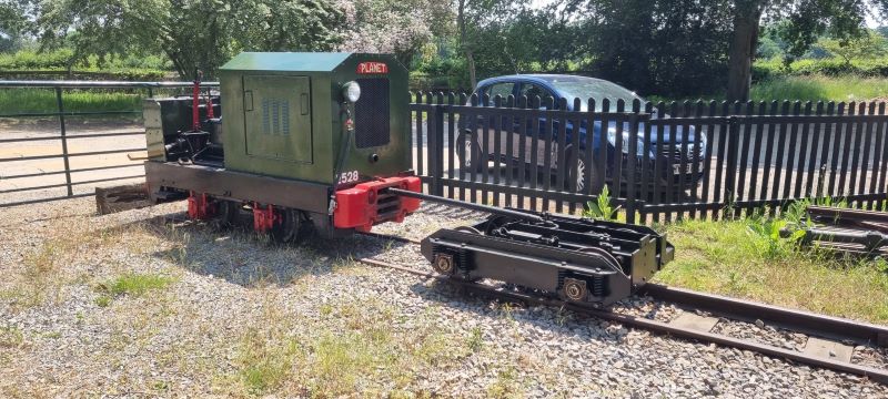 Wheels returned from re-gauging and being tested